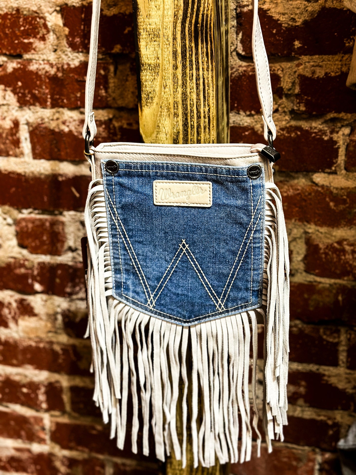 Wrangler fringe crossbody