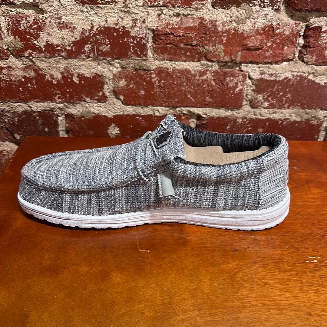 HEYDUDES WALLY STRETCH MIX GRANITE