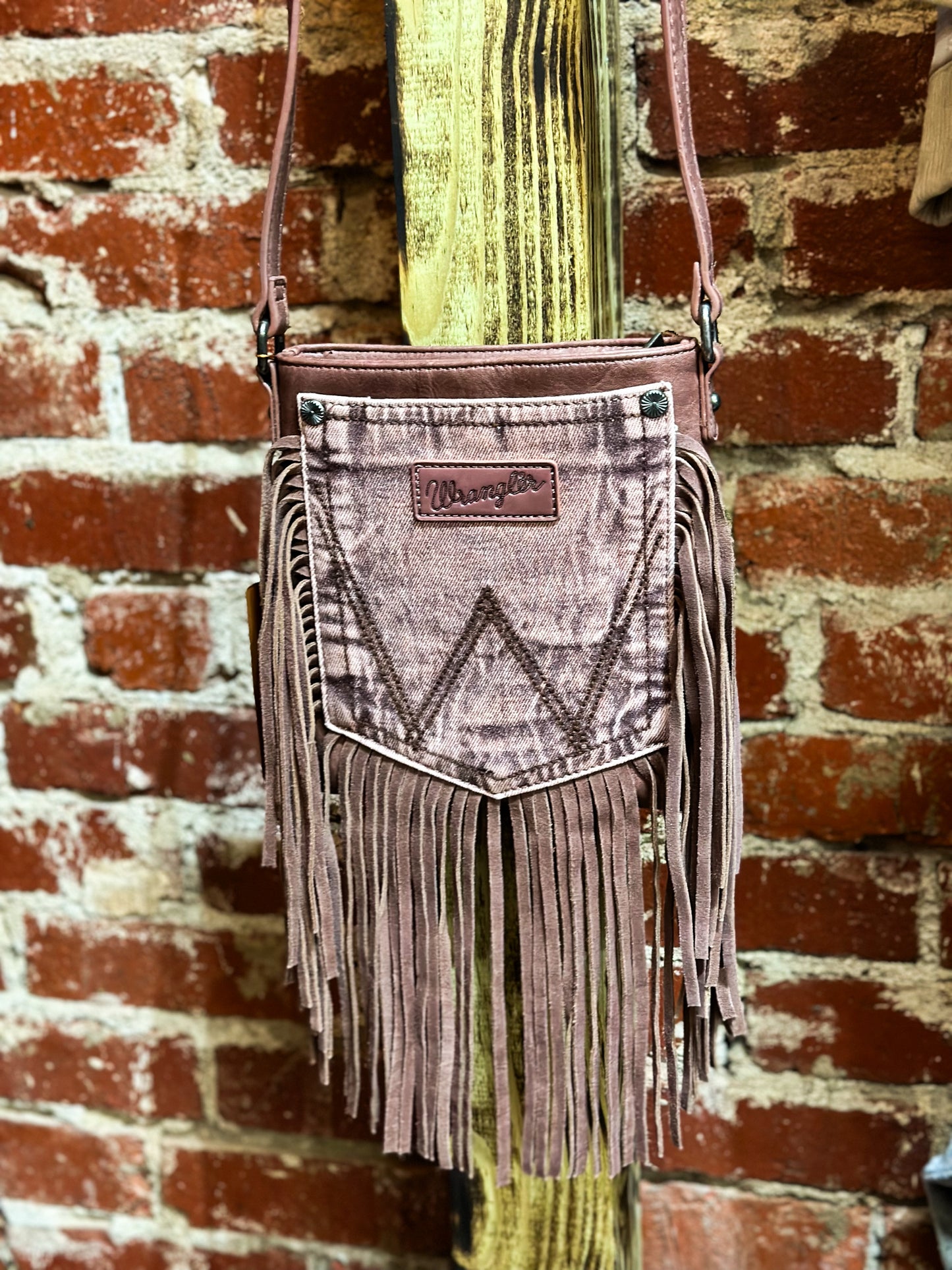 Wrangler fringe crossbody