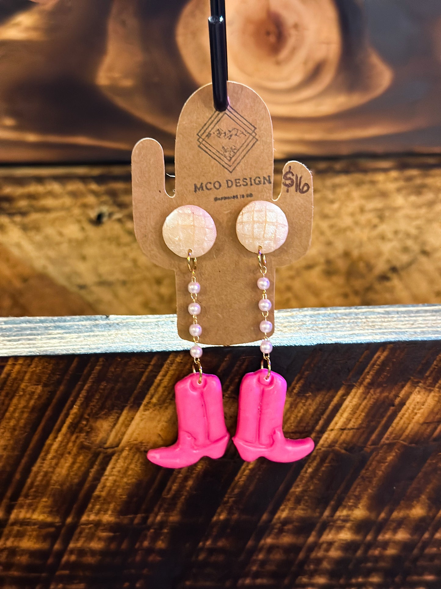 Disco Cowgirl dangle earring