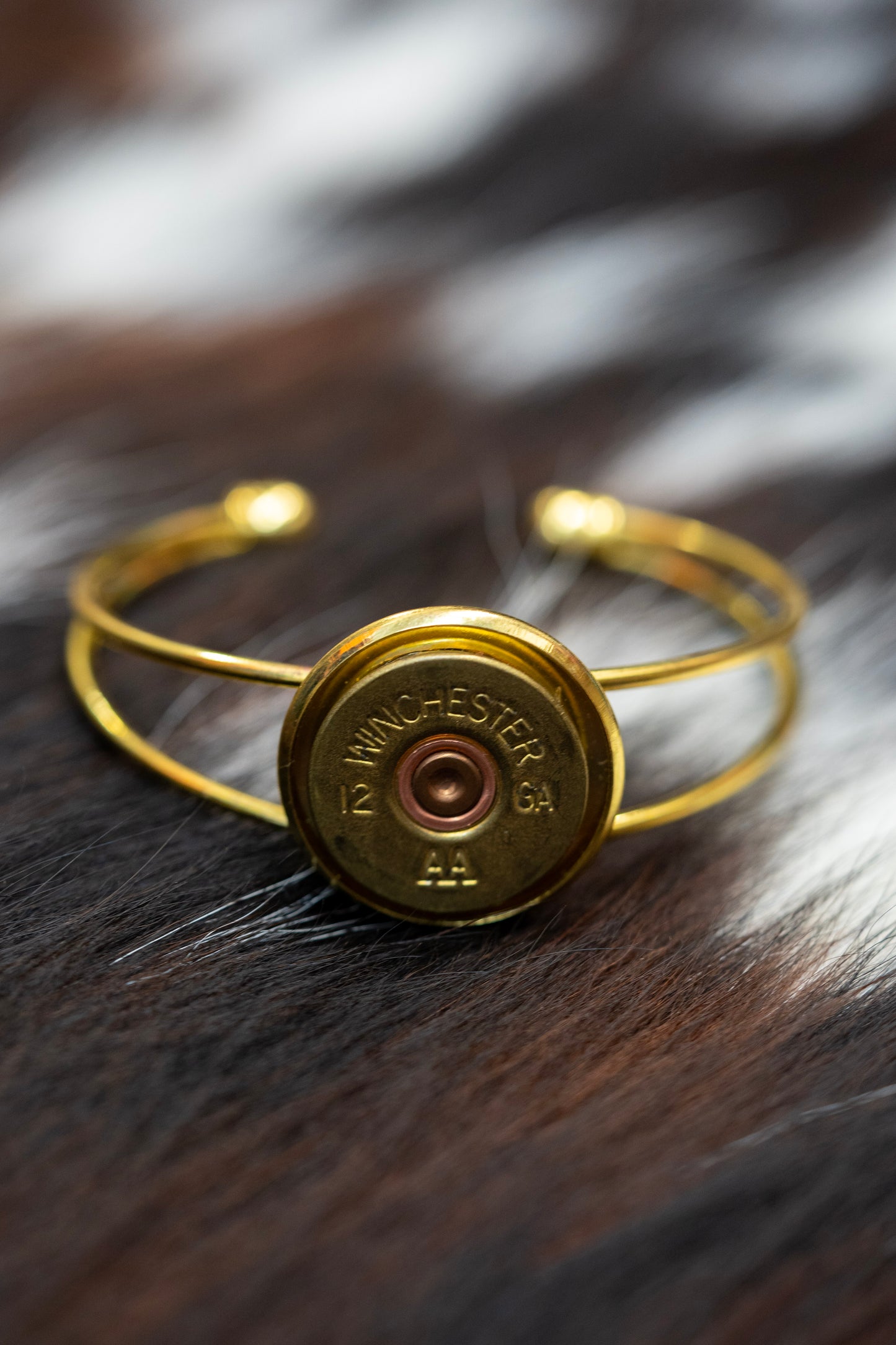 SS up-cycled Gold Bangle