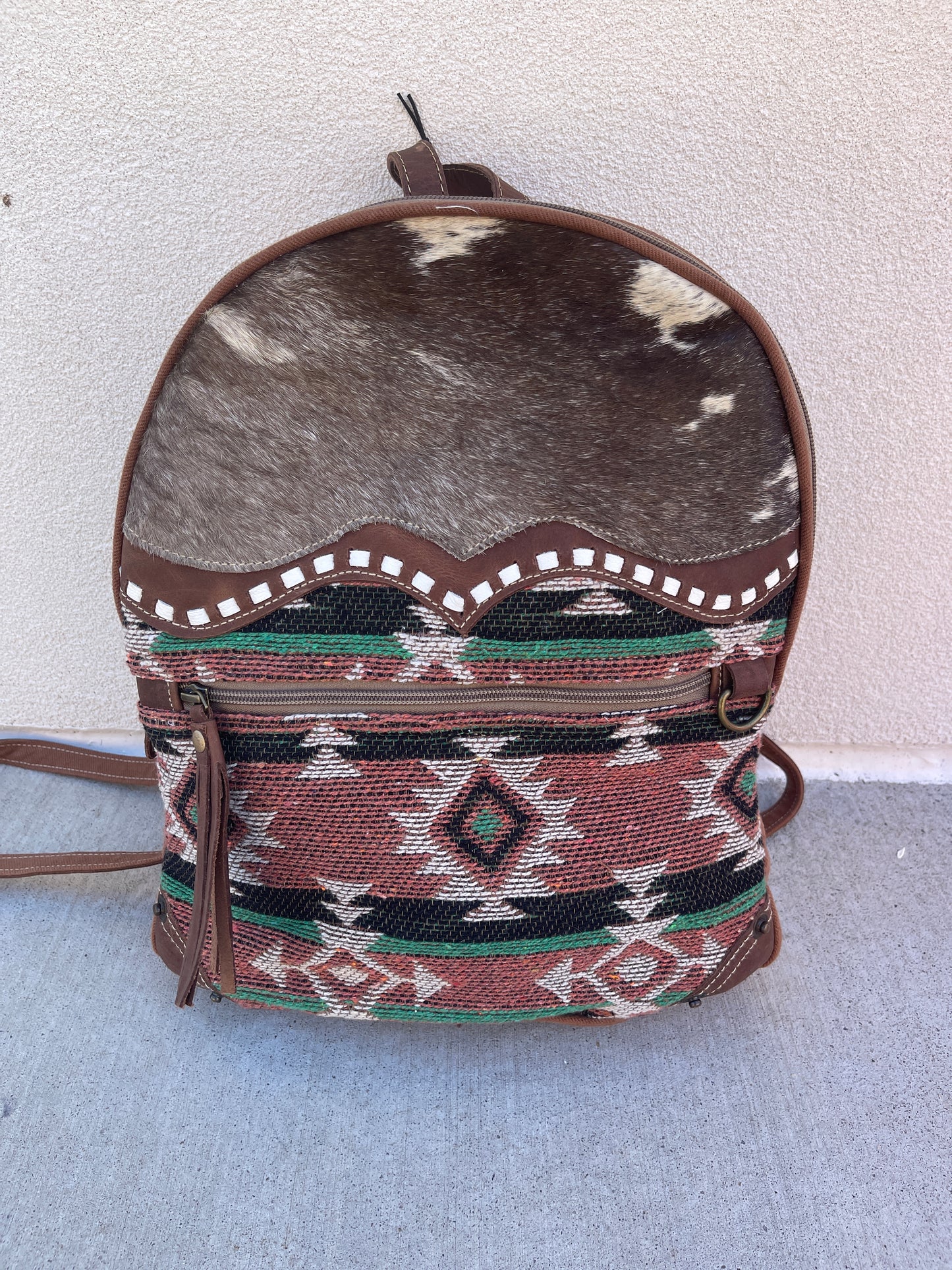 MYRA Aztec hairon backpack