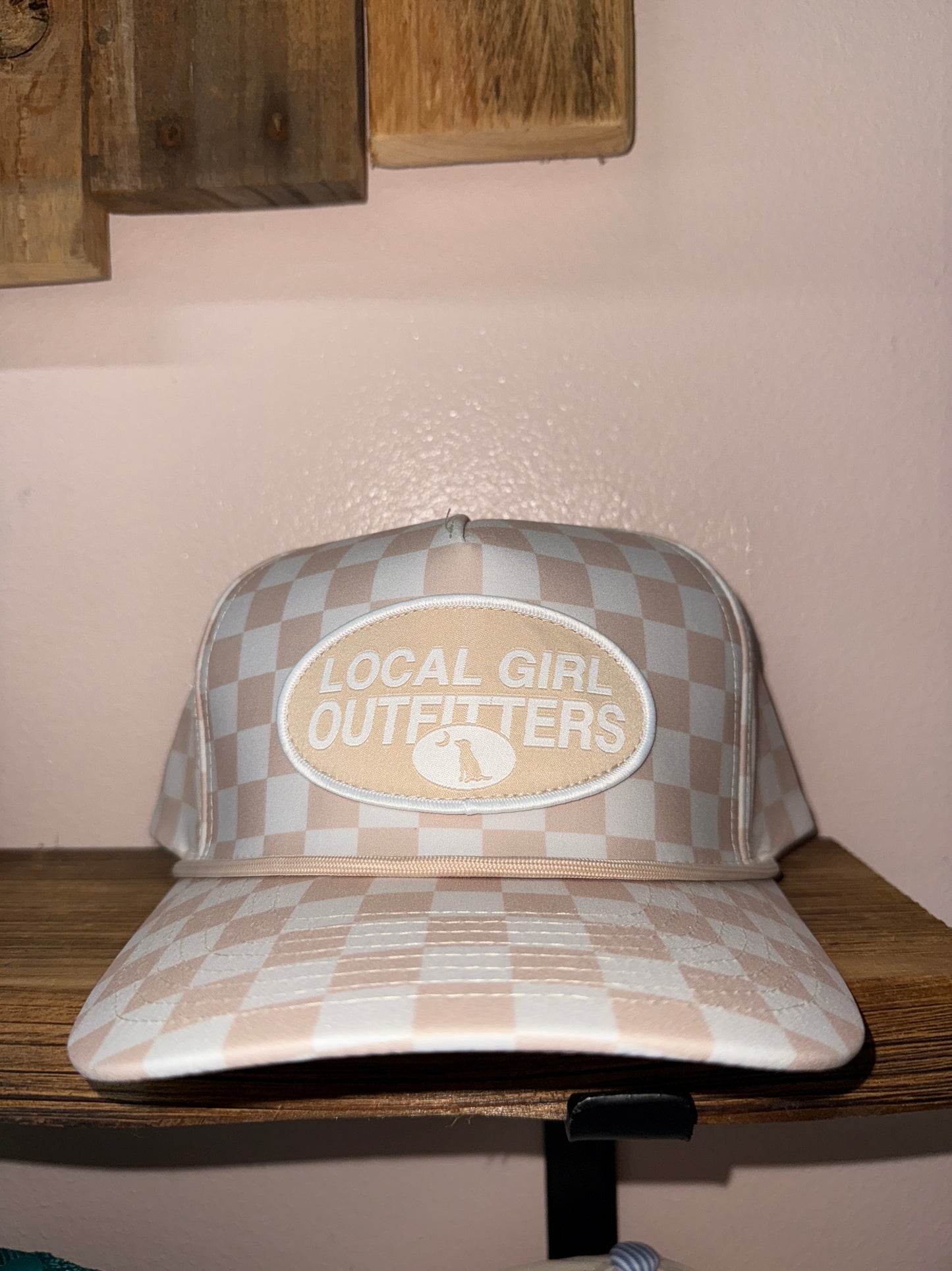 Local Girl check hat