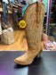 Embroidery Tan Boot