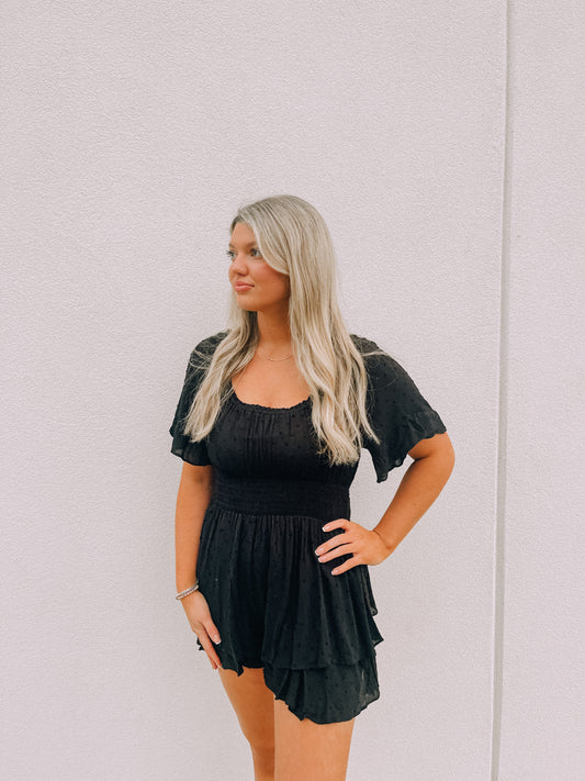 Classic black Romper